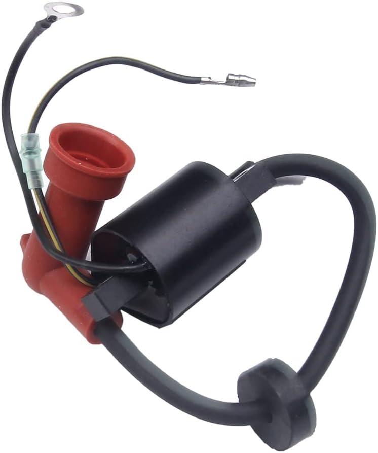 Goodbest New Outboard Engine Ignition Coil Compatible with Yamaha 40hp 40X E40X MHL Replace 66T-85570-00