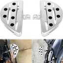 Front Floorboard Driver Rider Footboards Passenger Footboards Brake Arm Pedal Lever Heel Toe Shift Lever Fit for Harley Touring Road King Street Glide 2014-2025 Sportster Dyna Chrome