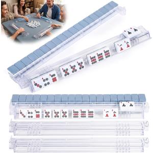 Mahjong Racks with Pushers Set of 4