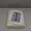 Nanko Beige Duvet Cover Queen Size, 3pc Boho Tufted Microfiber Bedding Comforter Cover Set, All Season Aesthetic Shabby Chic Soft Embroidery Textured Geometric Quilt Cover (90x90)