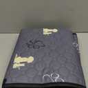 Washable Pee Pads for Dogs Mat, 2 Pack Absorbent Reusable Training Dog Pads Pet Puppy Pads, Non-Slip Potty Pads for Whelping, Playpen, Crate, Bed, Grey 24"x36" (Gray)