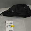 mixi Sling Bag Men Backpack Unisex One Shoulder Bag Hiking Travel Backpack Crossbody with USB Port for Men Women Versatile Casual Daypack-19 inch,Black