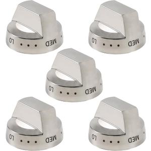 Upgraded DG94-0316A Burner Knob for Samsung Stove(5PCS),Replace DG94-0316B DG94-0316C DG94-0316D, Compatible with NX58K9850SG/AA-00/01/02/03,NX58K9850SS/AA-00/01/02/03