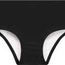 QBK Girls Swim Bikini Bottoms with Fully Lined UPF50+ Rash Guard Swimsuit Sun Protection Quick Dry (16Years)