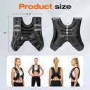 Weighted Vest for Women Men, Weight Vest for Walking, Adjustable Weight Training Vest for Workout, Running, Exercise