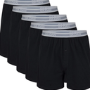 Gildan Men's Underwear Boxers, Medium, Black 