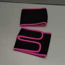 Bakerdani Hot Sweat Neoprene Compression Arm Sauna Sleeves Slimmer Bands Wraps Arm Trimmers for Men & Women (a Pair) (Rose Red)