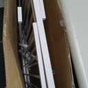 Babelio 72" Extra Wide Baby Gate, 30" Tall Auto Close Dog Fence for Stairs Kitchen Doorways Fireplace, Hardware Mounted Pet Gate Indoor, Foldable 3 Metal Panels, White