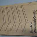 Gashell Wire Shelf Covers, Bamboo Wire Rack Covers for Pantry, Closet (5pcs, 30" W x 12" D)