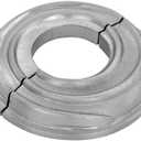 Renovators Supply Manufacturing Aluminum Escutcheon Plate 3.13" OD Escutcheon 1" IPS Lacquered Satin Finish Radiator Flange