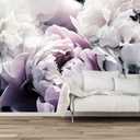 Reyhui Floral Wallpaper Mural Large Rose Flowers Mural for Bedroom Living Room Wall (not self-Adhesive)