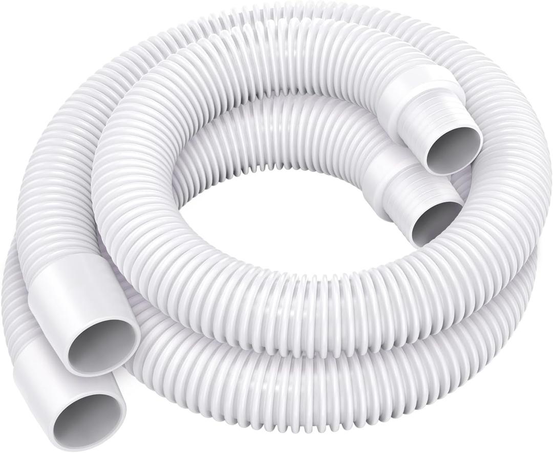 Universal Pool Vacuum Hose 48" Long Fit for Hayward Navigator | 2 Pcs Swimming Pool Cleaner Suction Hose for Baracuda G3/G4, Kreepy Krauly, Pool Vac Ultra Most Automatic Pool Vacuum Cleaner