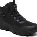 SHULOOK Men's Waterproof Hiking Boots Outdoor Lightweight Breathable Trekking Camping Mountaineering Shoes 1