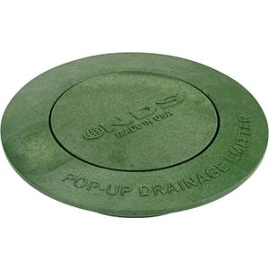 NDS 420C Pop-Up Drainage Emitter, fits 3-Inch and 4-Inch Sewer and Drain Fittings, Works with Drainage Systems Including Catch Basins and Channel Drains, Green