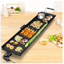 35" Electric Griddle Teppanyaki Grill, Nonstick Extra Large Cooking Plate for Pancake Barbecue