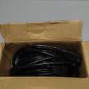 16/3 10A 125V 1250W 100 Ft Outdoor Extension Cord Waterproof, Weatherproof & Flame Retardant Black 3 Prong Power Cord Outside for Lawn & Garden, SJTW ETL Listed