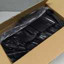 1000 Pcs Black Plastic Utensils Set - 500 Forks And 500 Teaspoons, Plastic Forks And Spoons Set - Bulk Black Cutlery Set