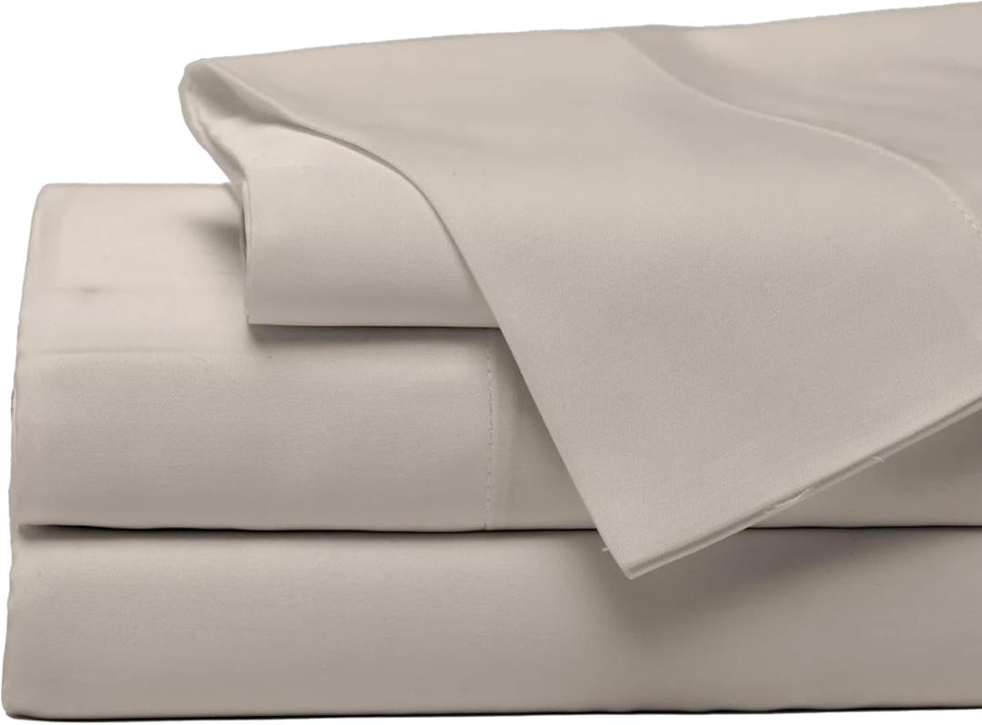 Cozy Earth Luxury Bed Sheet Set - 100% Viscose from Bamboo Fabric, Ultra-Soft & Breathable, Fits Regular & Deep Pocket Mattresses up to 20" - 4 Pieces King Sheet Set Driftwood
