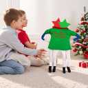 Christmas Elf Doll Accessories Clothes Kit, Two Peas Couture Outfit for for Boy or Girl Elf Include T-Shirt, Two Pants and Shoes, Doll is not Included