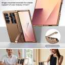 Vizvera for Samsung Galaxy Z Fold 7 Case RFID Wallet with Cards Holder[Kickstand][Camera Cover] Shockproof Silicone Protective Phone Case for Z Fold 7 2025-Desert Gold