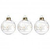 15 Pcs Plastic Fillable Balls Ornament, 2.36Inch Transparent Ornaments Shatterproof Christmas Balls for Christmas, Decor, Crafts Decorations (60 mm)