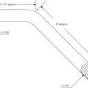 Westbrass D302-12 1/2" IPS x 10" Wall Mount Shower Arm Only, Oil Rubbed Bronze