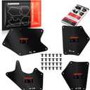 A-Premium Splash Guards Fender Liner Shields Compatible with Toyota Tundra Sequoia 2007-2020 Front and Rear 2-PC Set