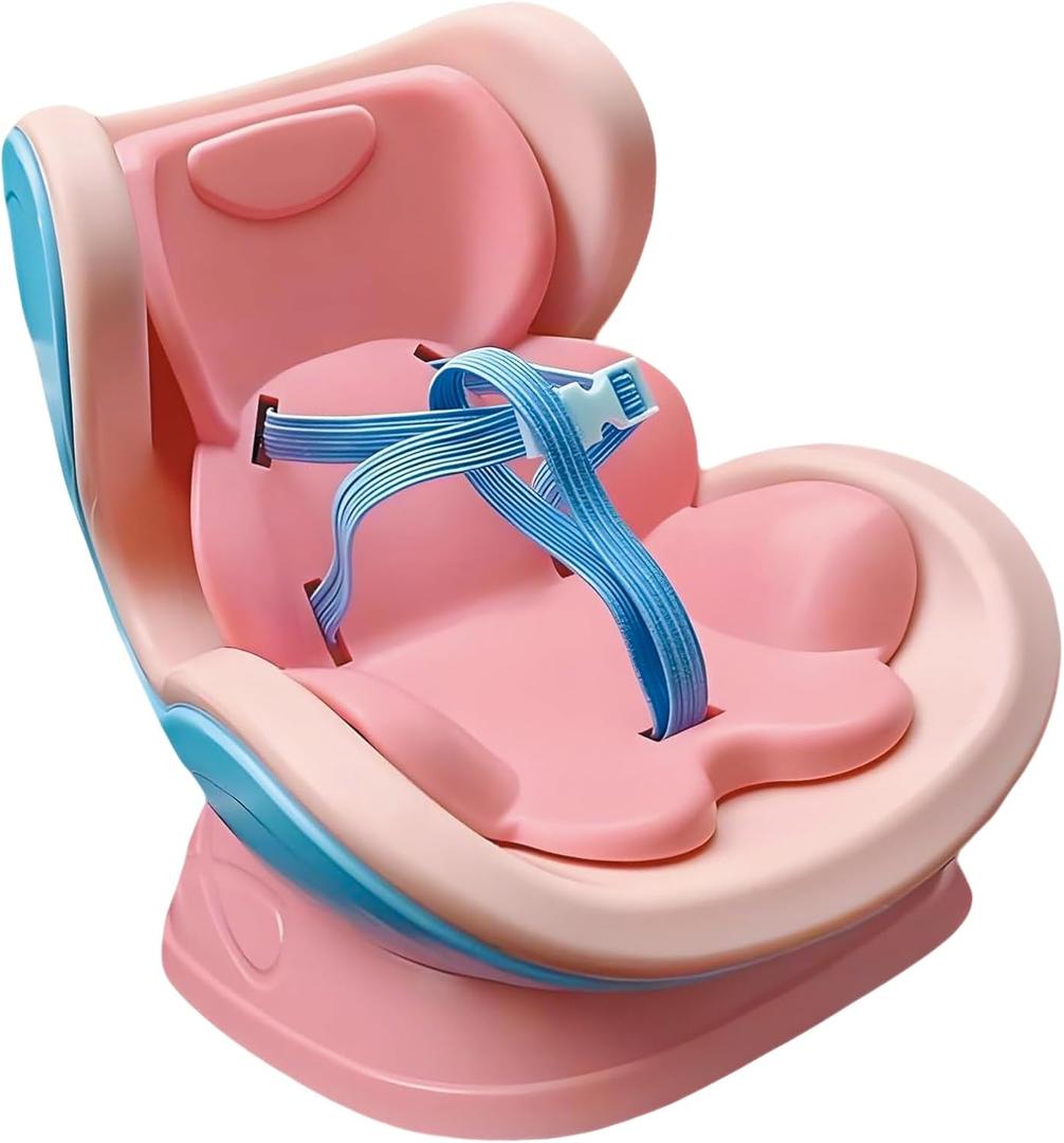 Christmas Elf Doll Accessories - Car Seat for 7-15 Inch Dolls, Air Vent Mount with Display Stand, Elf Props & Ideas for Christmas (Magnetic Chair With Base Youthful Powder Blue)