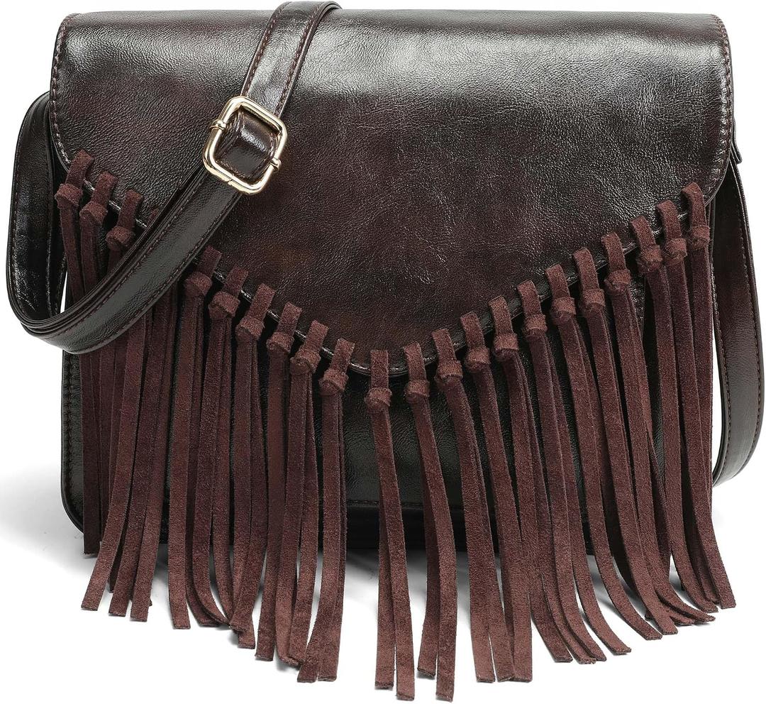 Crossbody Bags for Women,PU Leather Handbag Shoulder Bag with Adjustable Strap
