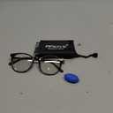 Gaoye Blue Light Blocking Glasses, Retro Round Eyewear Frame Anti Eyestrain Computer Glasses for Women Men (Tea Leopard/Transparent Lens)