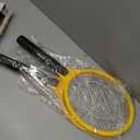 Electric Fly Swatter Handheld Bug Zapper - Indoor Outdoor 20in Zapping Racket for Pest Mosquito & Flies - Battery Powered Safe to Touch with 3-Layer Safety Mesh, Large Size, Pack of 2