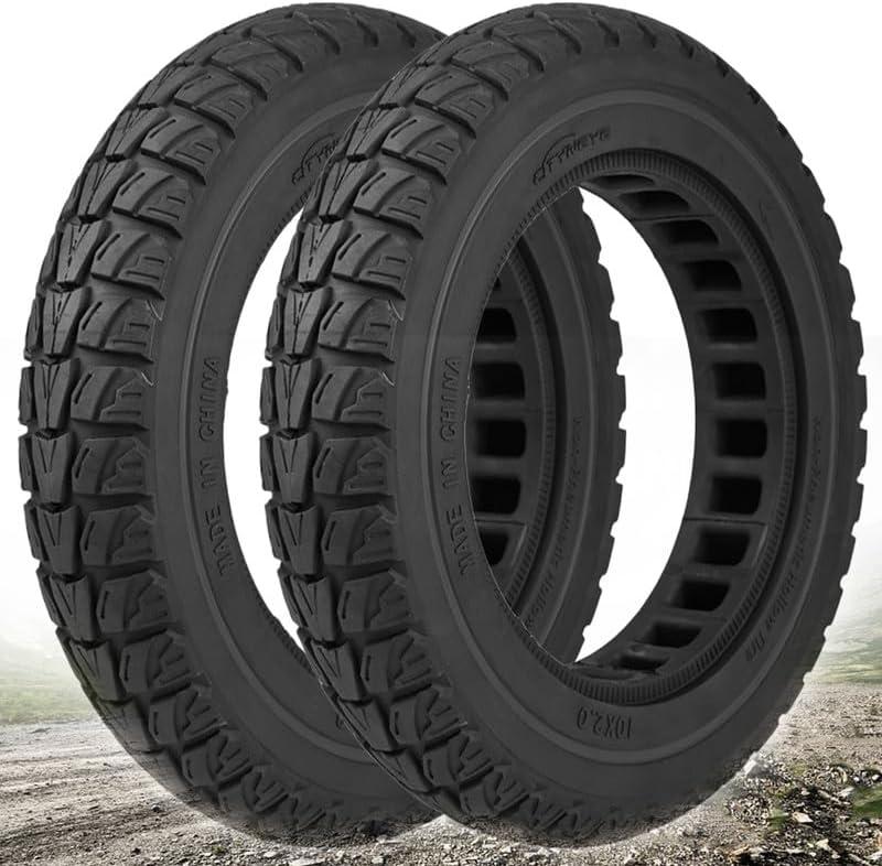 10X2.0 Solid Tire, Off Road, Replacement for 10x2-6.1 10x2/54-152 Scooter Tire Stock Tire, Fit for Gotrax G4 GXL V2 Electric Scooter