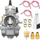 3130383 Carburetor Kit for Polaris 4-Stroke ATV, Replaces OEM 3130670 3130424, Fits Trail Boss 250 300 350L Blazer 250 400 Xpress 300 400L Sport Scrambler 400
