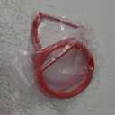 for Challenger Headlight Bezel Cover Trim Ring Red for Dodge Challenger 2015-2023 Red Exterior Accessories, 4 Pcs