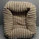 MIXJOY Dog Bed Medium Size Dog, Washable Medium Dogs Bed with Removable Cover, Soft Rectangle Doggy Ded Fluffy Plush Faux Fur Pet Bed with Anti-Slip Bottom, 30"x24"x8", Beige