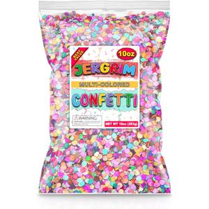 Festive Mexican Confetti Bag .62lbs/10oz/285gr. Perfect for Birthday Parties, Piata filler, Easter Eggs (cascarones), Wedding Toss, Fiesta Party Decor, Cinco de Mayo and much more!