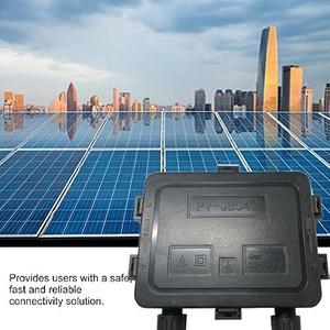 Solar Junction Box, Solar Junction Box, Photovoltaic Electrical Enclosure Box, Solar Panel Accessories, 210W-250W, 1000V