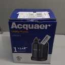 Acquaer 1/3 HP Submersible Water Pump 2160GPH Sump Pump Thermoplastic Utility Pump Portable Electric Water Pump Water Remove for Basement Hot Tubs Garden Pool Cover Draining with 10 ft Cord (Black)