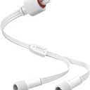 Y-Connector Splitter for Govee Permanent Outdoor Lights,Waterproof Extension Cord Compatible with Govee 3Pin and Y-Shaped Extension Cord (WHITE)