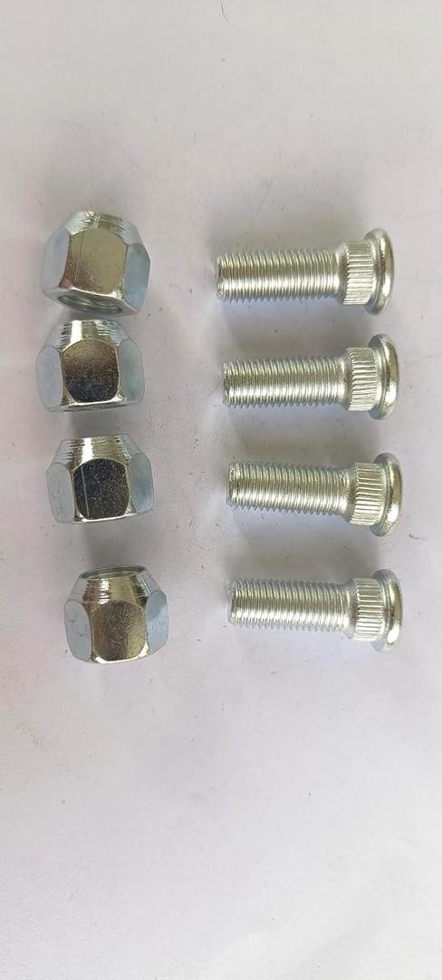 85-1006 Front Rear Wheel Studs & Lug Nuts Replacement for YAMAHA ATVs BIG BEAR TRACKER 250 400 KODIAK 400 450 BRUIN 350 GRIZZLY YFM350 Wolverine 350 450
