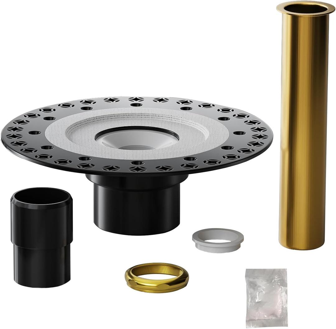 Freestanding Tub Drain Roughin Kit for Free Standing BathtubFreestanding Bathtub Tub Drain With Brass Tail Pipe and ABS Plastic Pipe