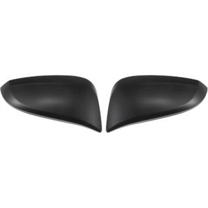 X AUTOHAUX Pair Car Rear View Driver Passenger Side Mirror Cover Cap Replacement Black for Toyota Hilux 2015-2020 Mirror Guard Covers Exterior Decoration Trims