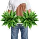 Velener Artificial Agave Plant Set,18 Inch, Faux Aesthetic Plants for Home Decor, Realistic UV Resistant Fake Agave Plants Without Pot, Set of 2