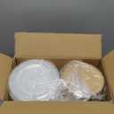 50 Pcs 32 Oz disposable meal prep containerspaper bowls with lidsdisposable soup bowlssoup bowls disposable hot/colddisposable salad bowls with lids