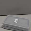 Silicone Sponge Holder for Kitchen Sink - 2 PCS Thicker Heavier Sink Tray, Kitchen Soap Dispenser Tray (M(10"5.1"), Gray)