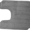 Cabilock Non-Slip Bathroom Rug Rebound Carpet Pad for Toilet Area Extra Large Rugs