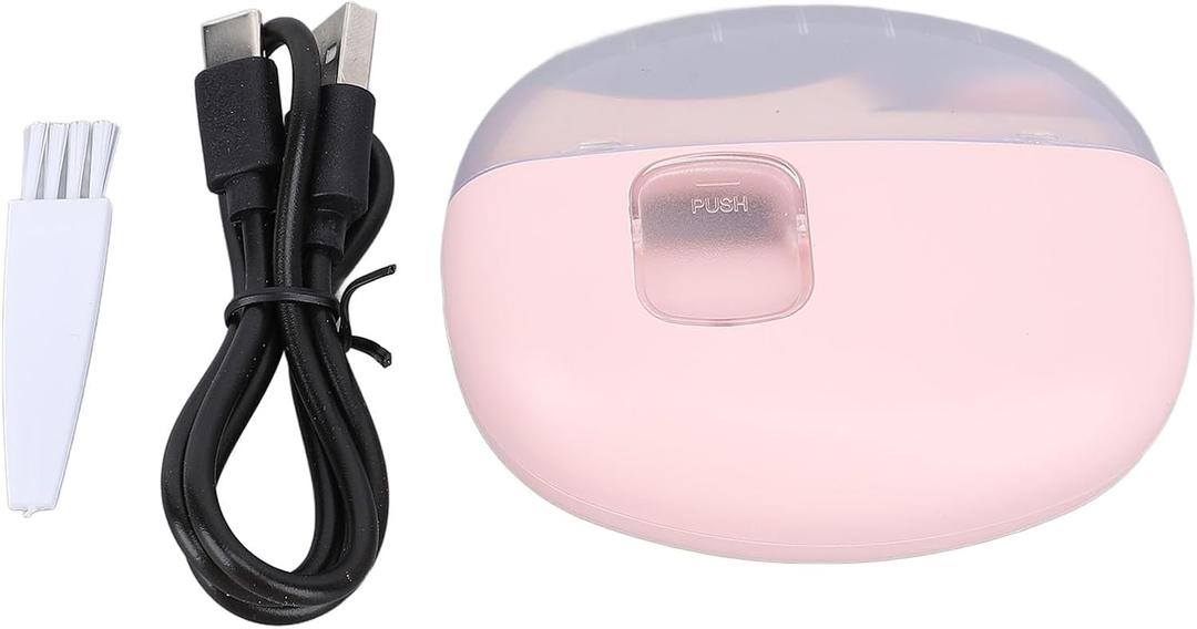 Electric Nail Clipper Powerful Low Noise Automatic Finger Nail Cutter with Brush, Lithium ion Battery for Baby, Elderly, with Built in Finger Guard, Nail Grinder