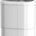 TOREAD Portable Small Washing Machine, 13.5Lbs Mini Compact Washer and Spinner Combo, 2 in 1 Apartment Washers with Twin Tub for Laundry, Dorms, College, RV, Camping