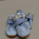 Hcpet Dog Shoes, Dog Boots for Small Dogs, Breathable Medium Dog Booties Paw Protector for Summer Hot Pavement, Winter Snowy Day, Outdoor Walking, Indoor Hardfloors Anti Slip Sole Blue Size 2 (#2 (width 1.77 inch) for 26-33 lbs)