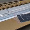 KKL Dresser for Bedroom with Clothes Hanging Rack, Reversible Bedroom Dresser with Shoe Rack & 6 Fabric Drawers, 3-in-1 Storage Chest of Drawers with Led Lights & Charging Station for Closet, White